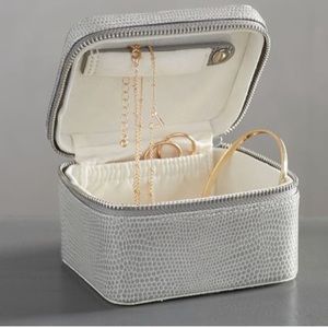 Pottery Barn McKenna Leather Jewelry Case